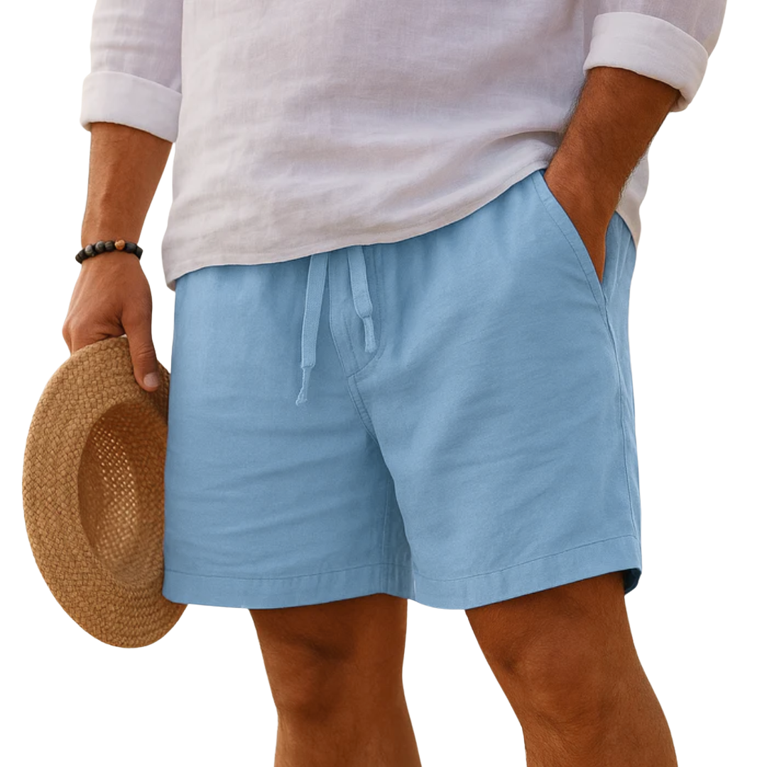 ARZEL | PANTALONES ELEGANTES DE LINO CON CINTURA ELASTICA