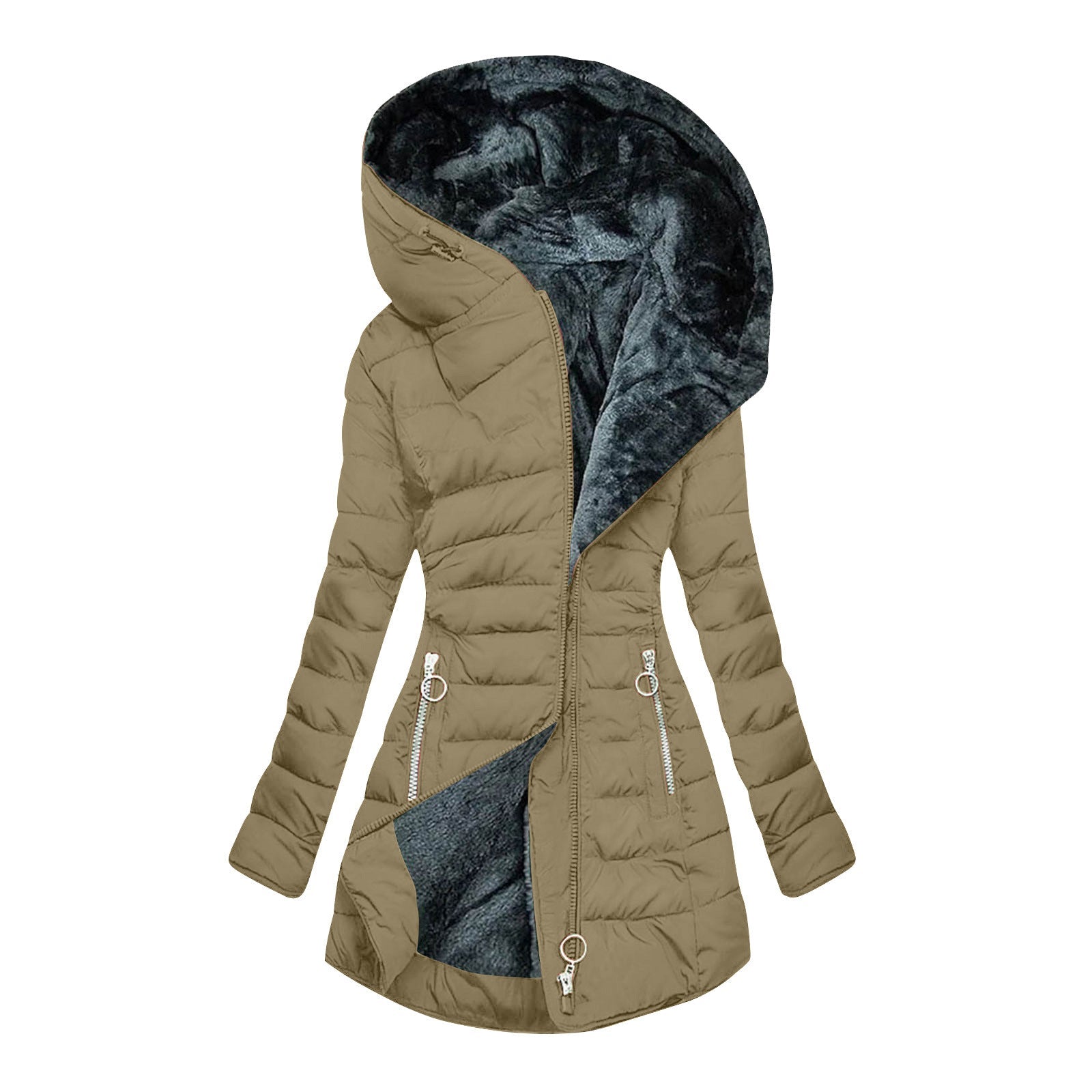 CHAQUETA DE PLUMÓN CON CAPUCHA