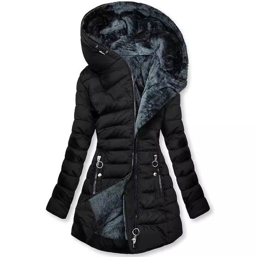 CHAQUETA DE PLUMÓN CON CAPUCHA