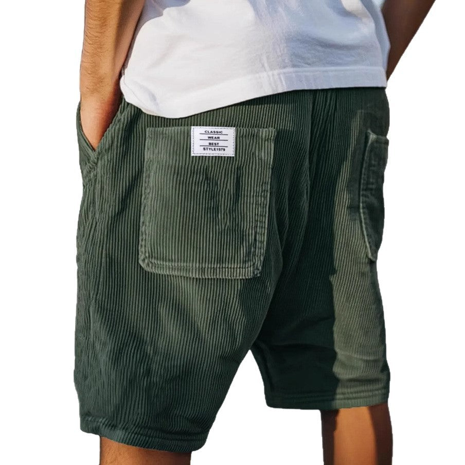 LENOIR | PANTALONES CORTOS DE PANA ELEGANTE