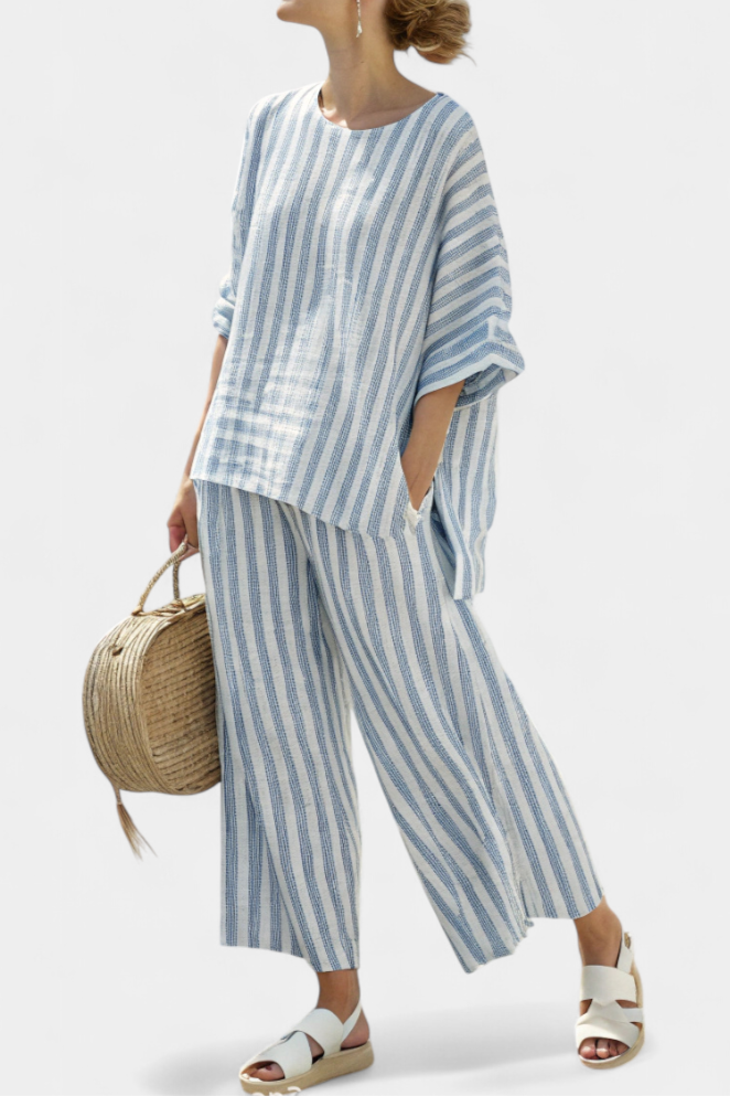 TOP DE LINO CON PANTALONES