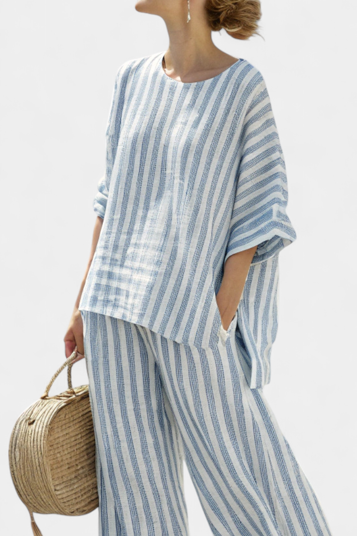 TOP DE LINO CON PANTALONES