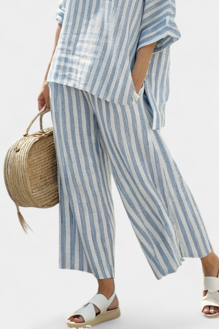 TOP DE LINO CON PANTALONES