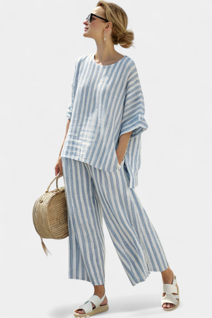 TOP DE LINO CON PANTALONES