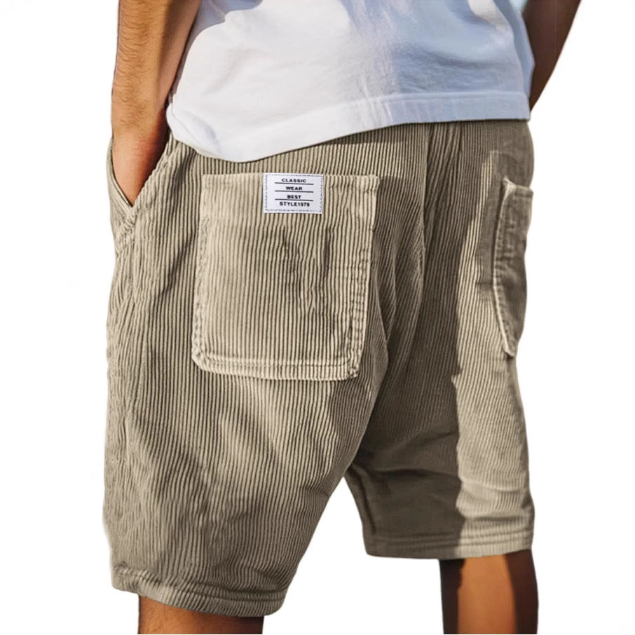 LENOIR | PANTALONES CORTOS DE PANA ELEGANTE