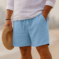 ARZEL | PANTALONES ELEGANTES DE LINO CON CINTURA ELASTICA