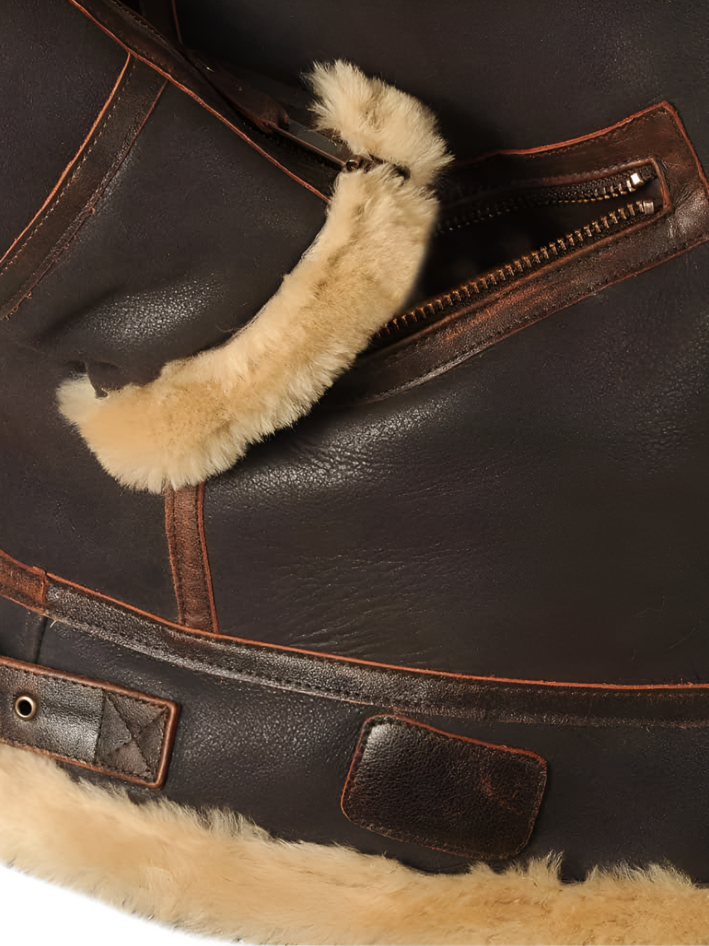 CHAQUETA CLÁSICA DE AVIADOR