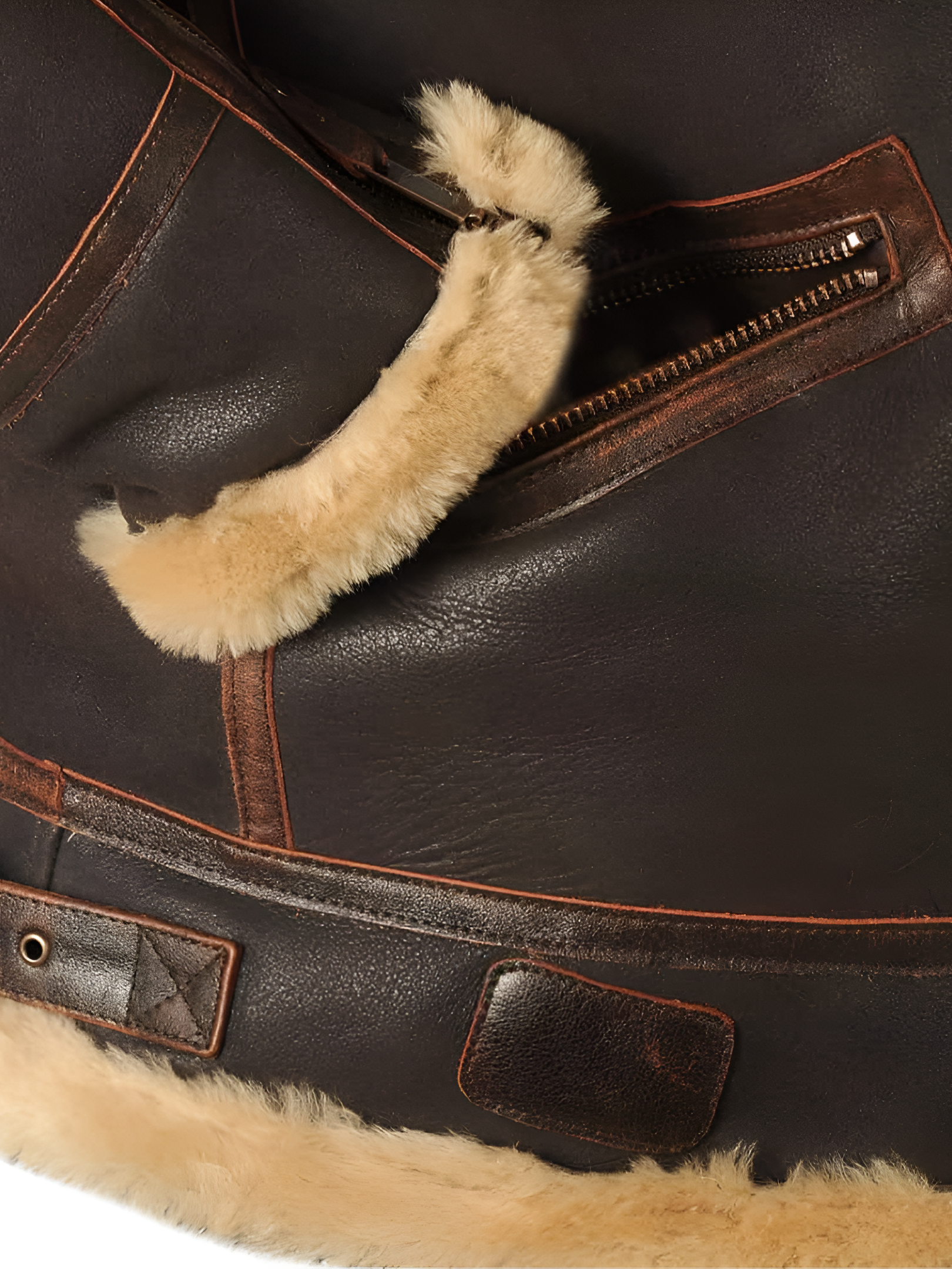 CHAQUETA CLÁSICA DE AVIADOR