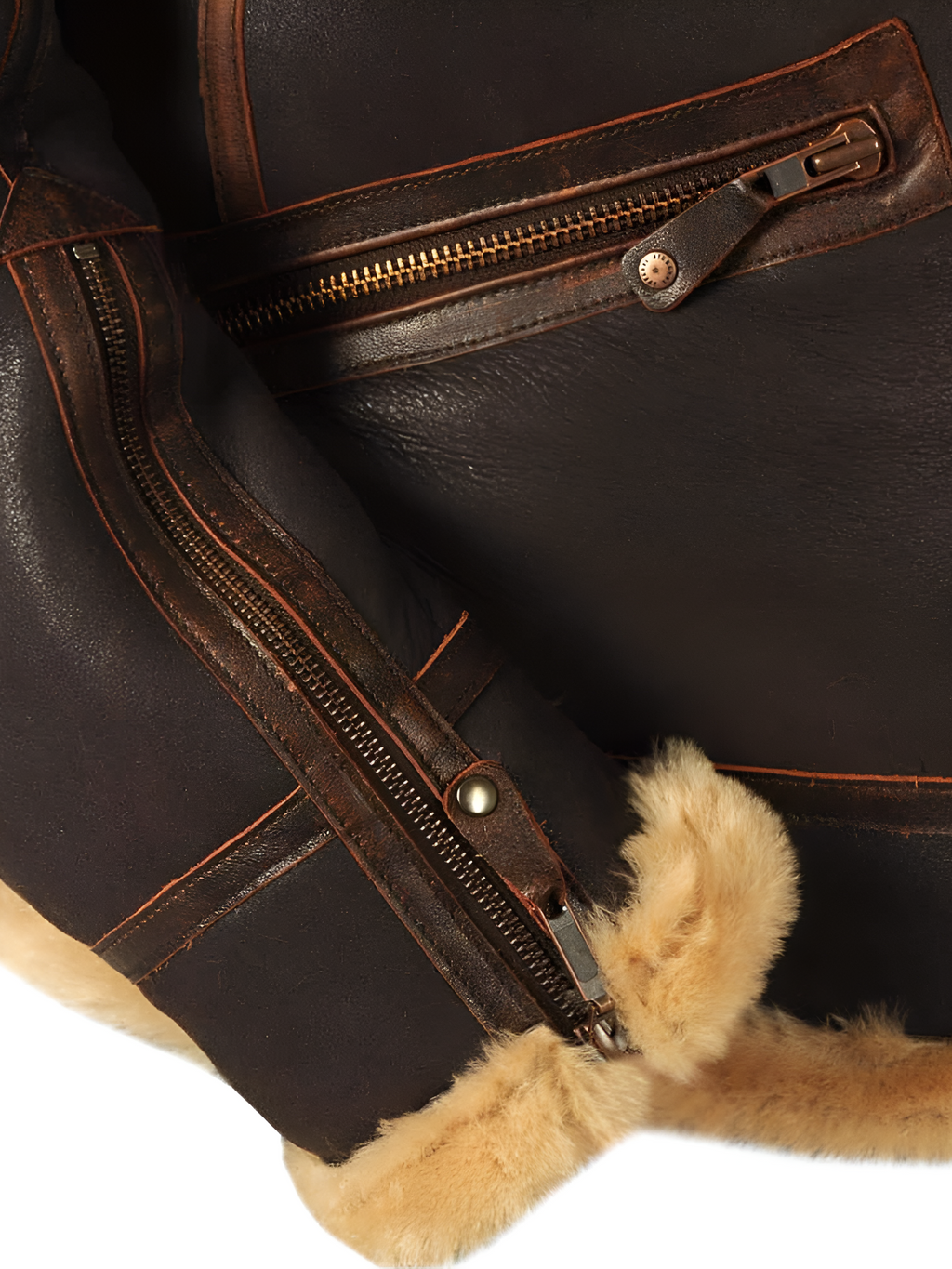 CHAQUETA CLÁSICA DE AVIADOR