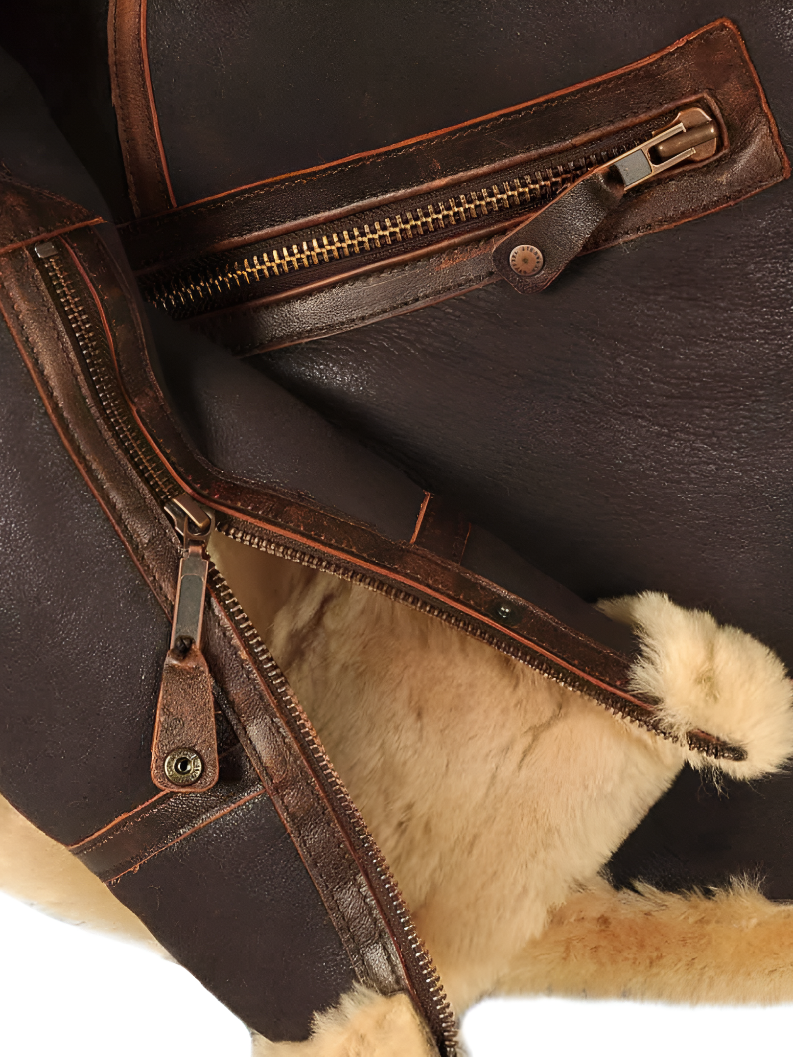 CHAQUETA CLÁSICA DE AVIADOR