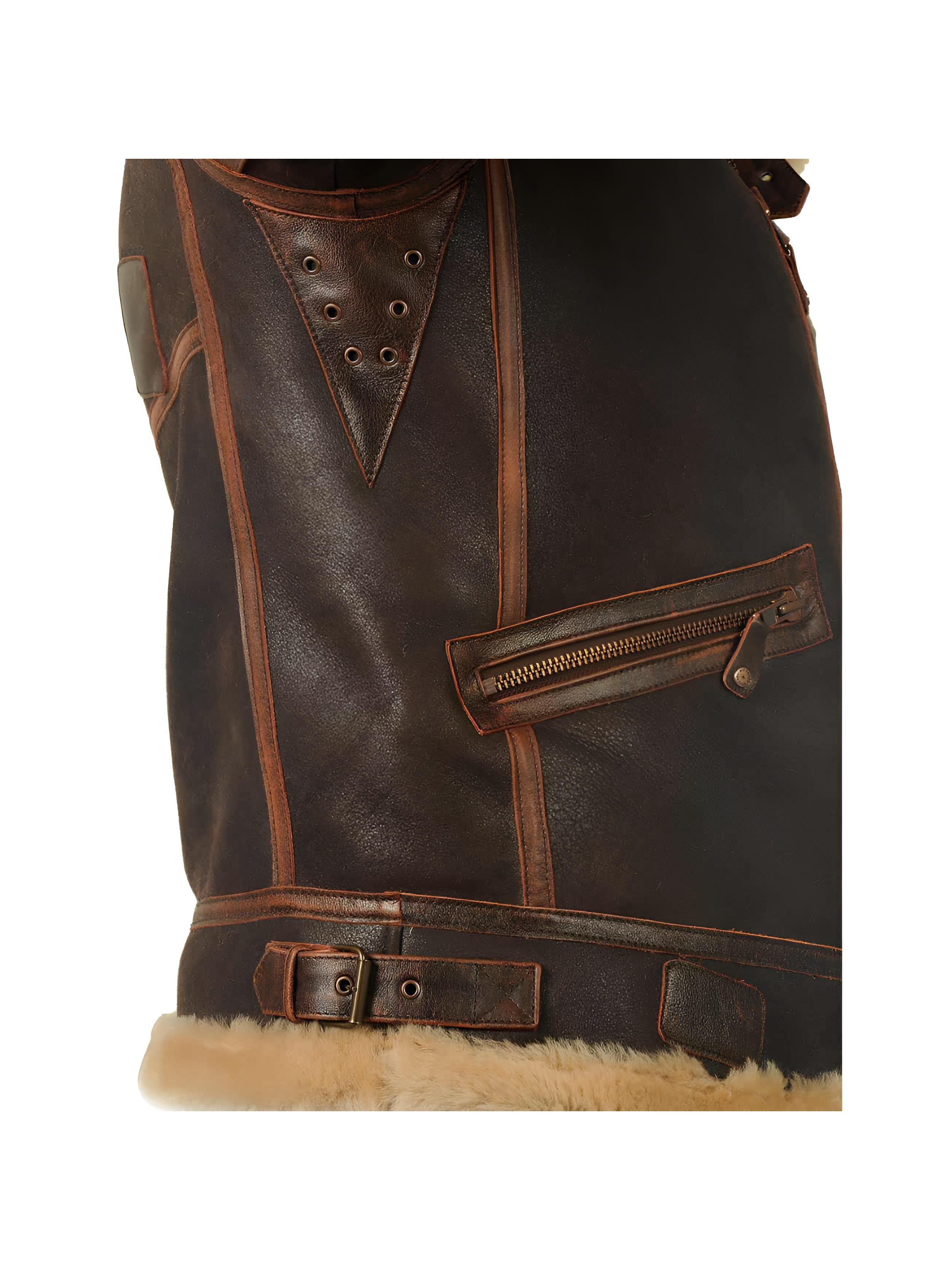 CHAQUETA CLÁSICA DE AVIADOR