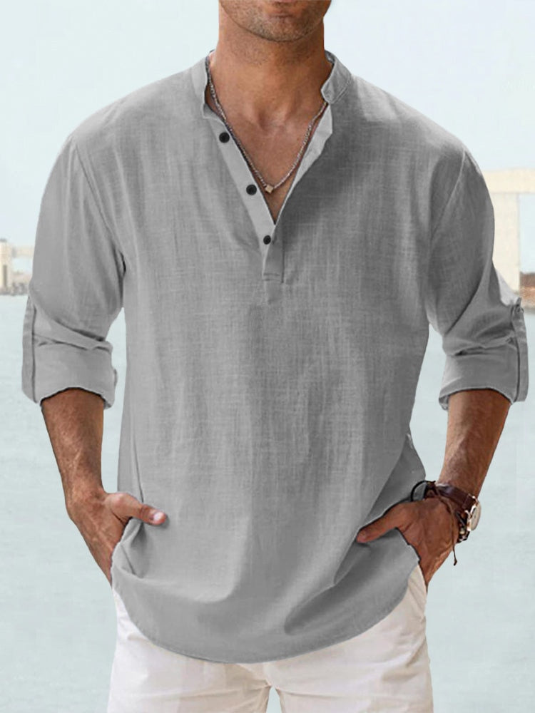 CAZEL | CAMISA DE LINO TRANSPIRABLE