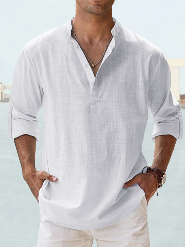 CAZEL | CAMISA DE LINO TRANSPIRABLE