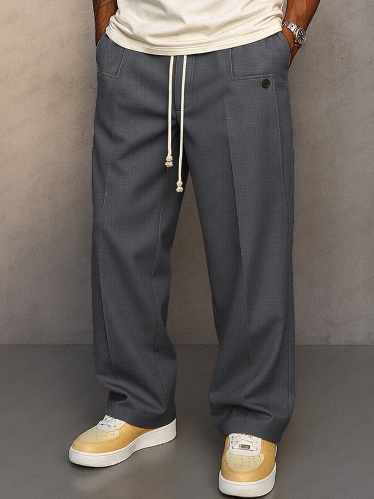 PANTALONES ELEGANTES DE CORTE RELAJADO