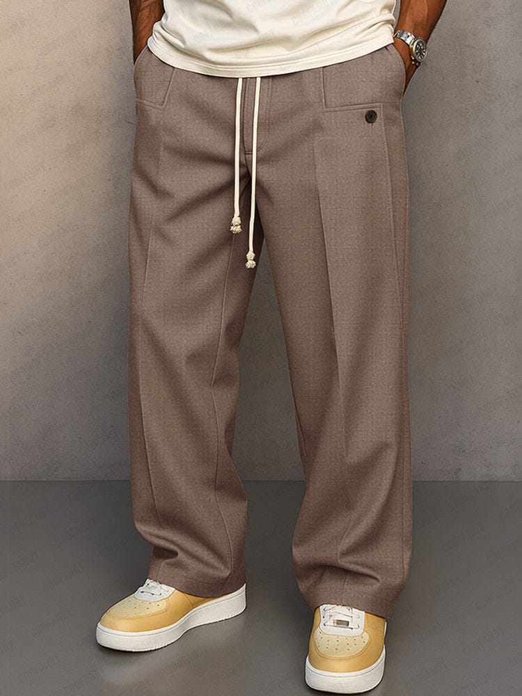 PANTALONES ELEGANTES DE CORTE RELAJADO