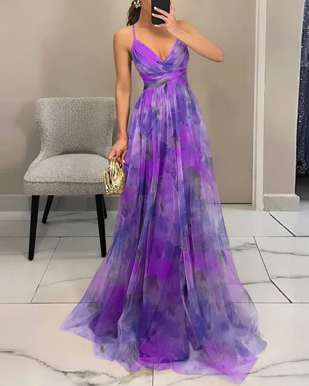 VESTIDO CON ESTAMPA FLORAL