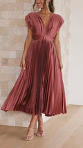 VESTIDO PLISADO ELEGANTE