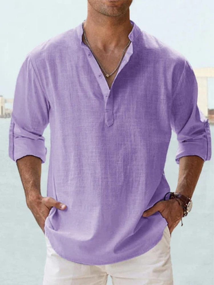 CAZEL | CAMISA DE LINO TRANSPIRABLE