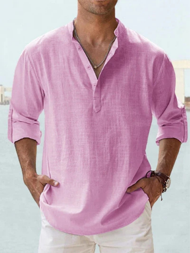 CAZEL | CAMISA DE LINO TRANSPIRABLE