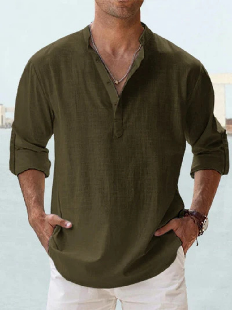 CAZEL | CAMISA DE LINO TRANSPIRABLE