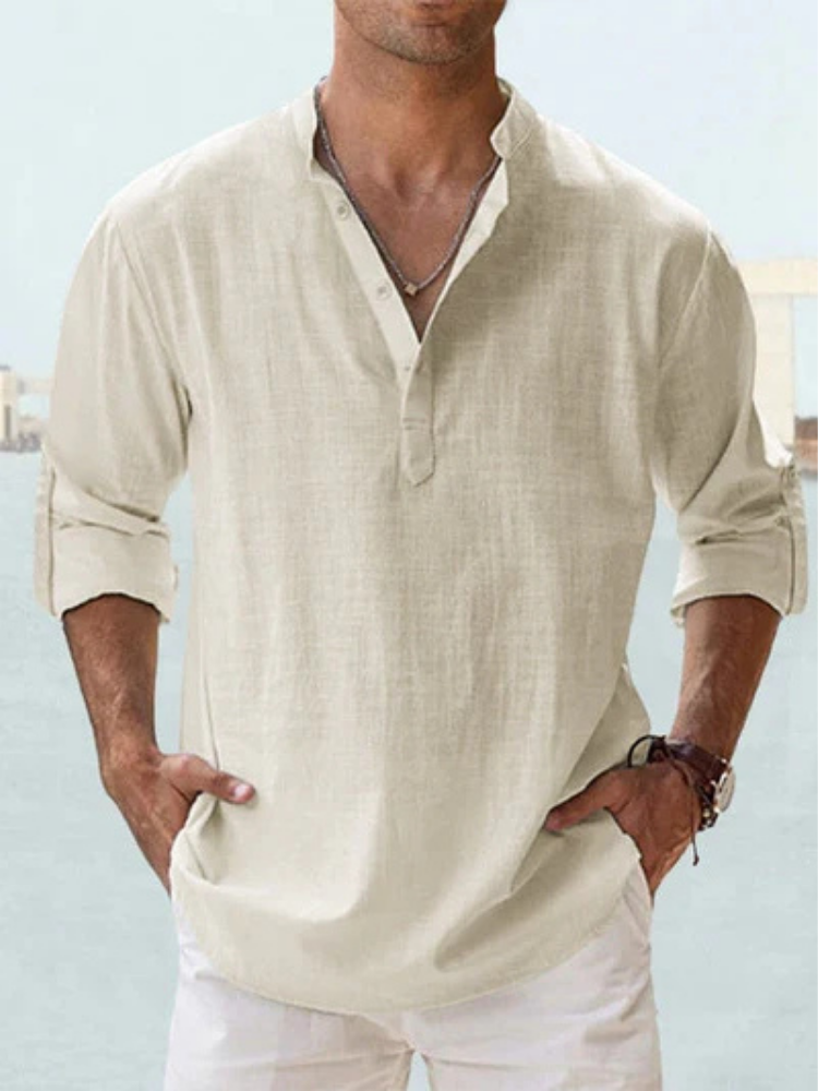 CAZEL | CAMISA DE LINO TRANSPIRABLE