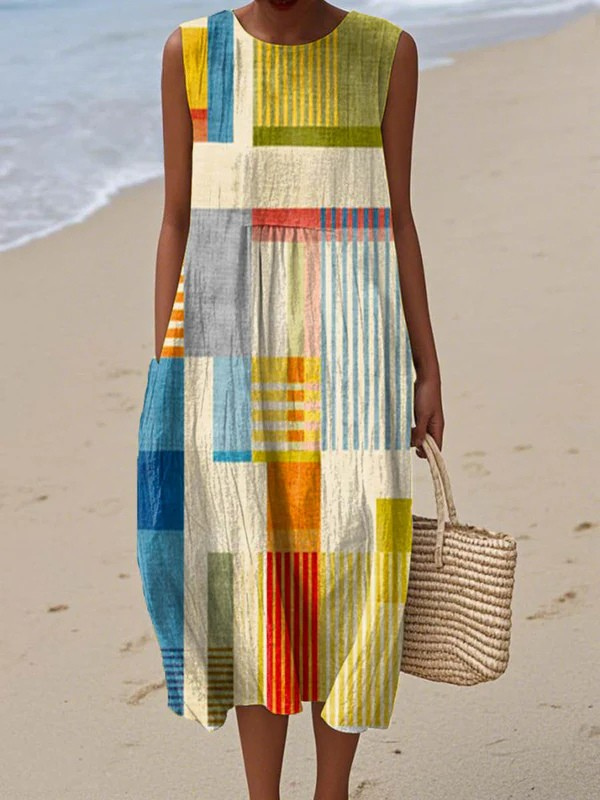 VESTIDO GEOMETRICO