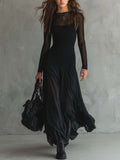 VESTIDO LARGO CON ENCANTO ETÉREO