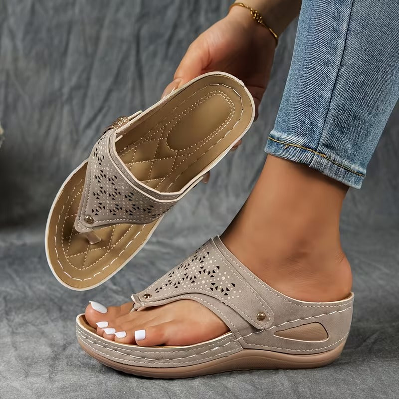 SANDALIAS DE CUÑA COMODAS Y CON BUEN SOPORTE