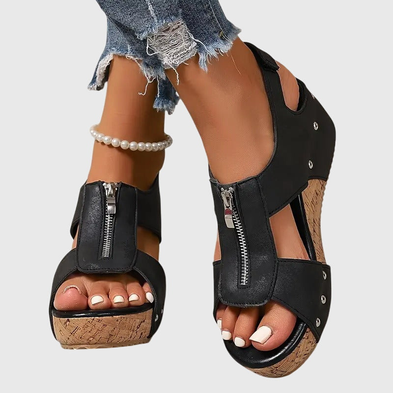 STYLA™ | SANDALIAS ORTOPÉDICAS CON CREMALLERA