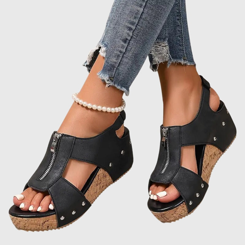 STYLA™ | SANDALIAS ORTOPÉDICAS CON CREMALLERA