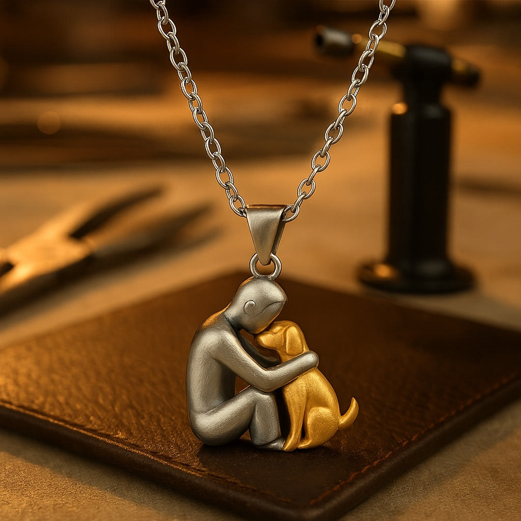 Collar con colgante Hug