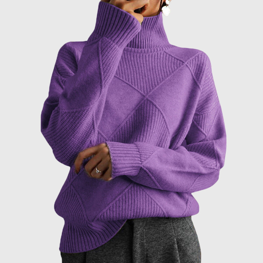 JERSEY DE CUELLO ALTO GEOMETRICO
