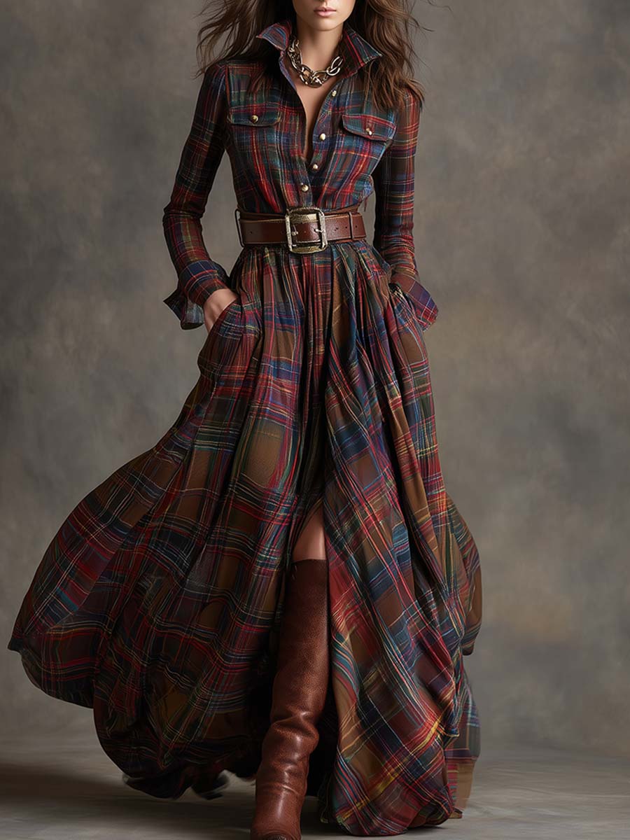 VESTIDO CON CINTURÓN