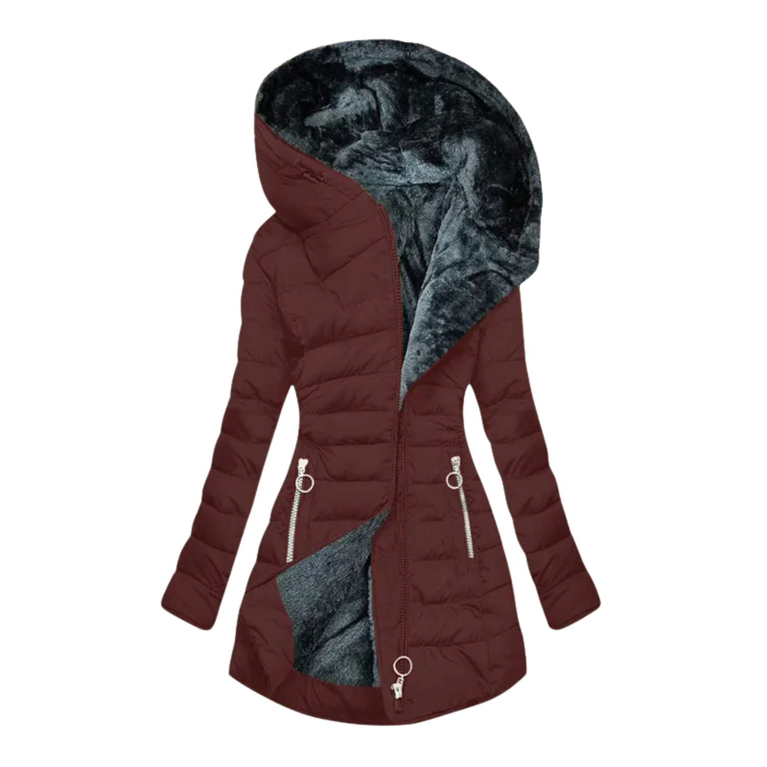 CHAQUETA DE PLUMÓN CON CAPUCHA