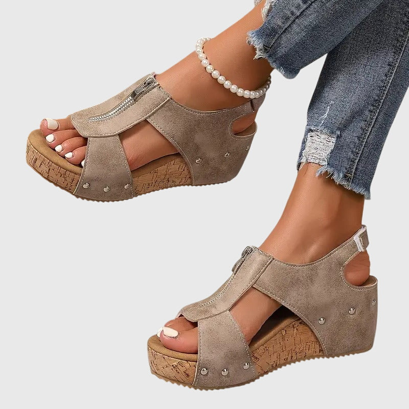 STYLA™ | SANDALIAS ORTOPÉDICAS CON CREMALLERA