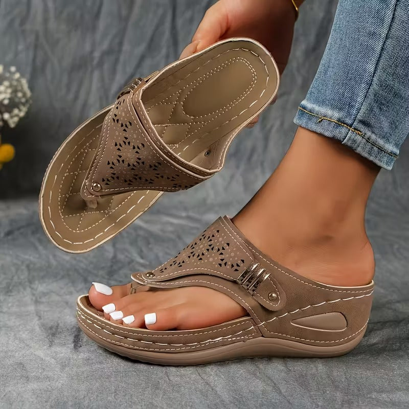 SANDALIAS DE CUÑA COMODAS Y CON BUEN SOPORTE