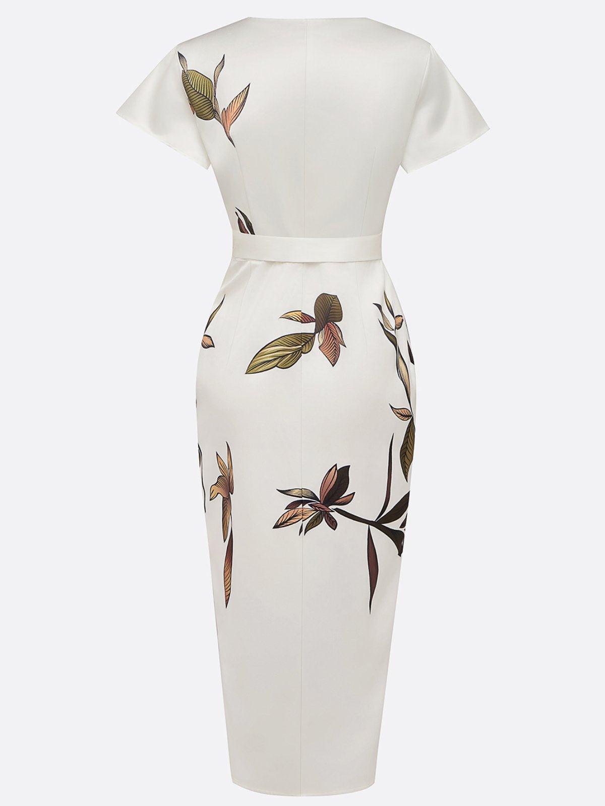 VESTIDO ENVOLVENTE FLORAL