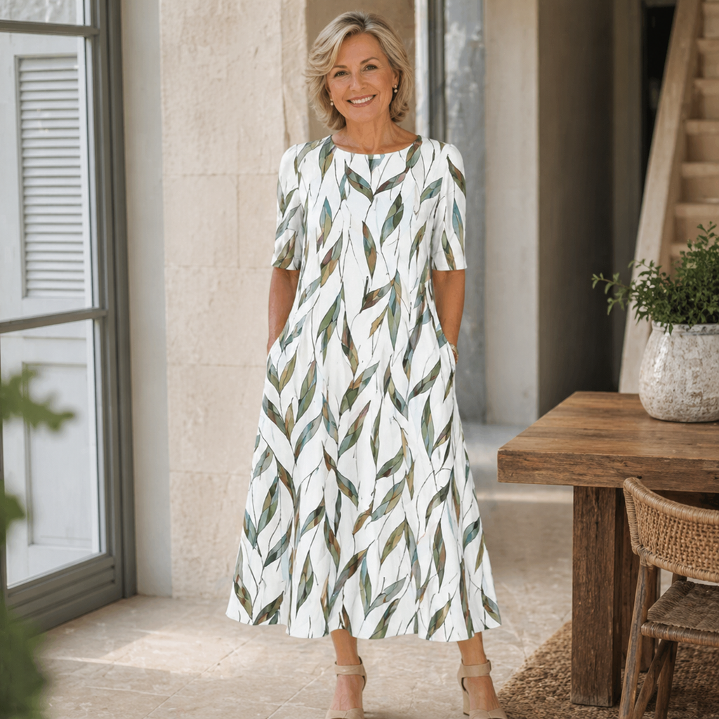 SARA | VESTIDO MIDI FLORAL