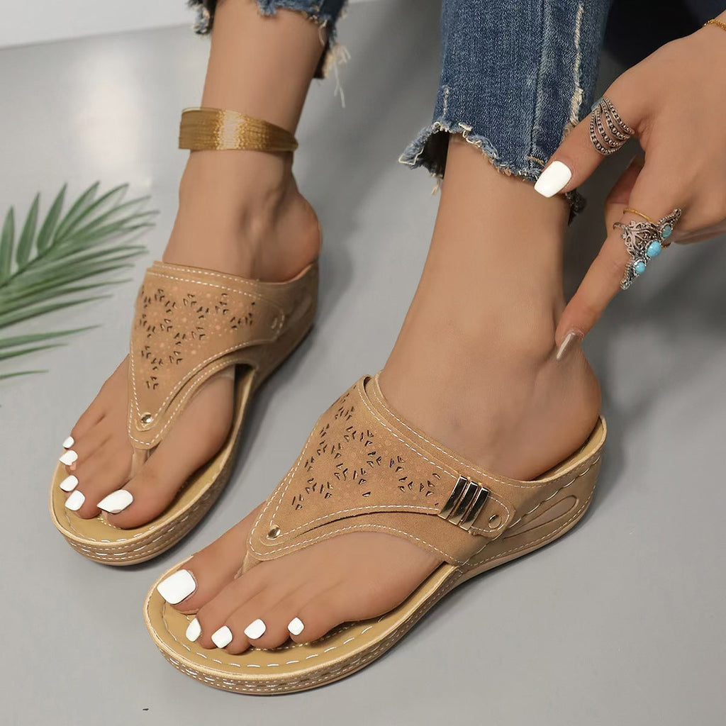 SANDALIAS DE CUÑA COMODAS Y CON BUEN SOPORTE