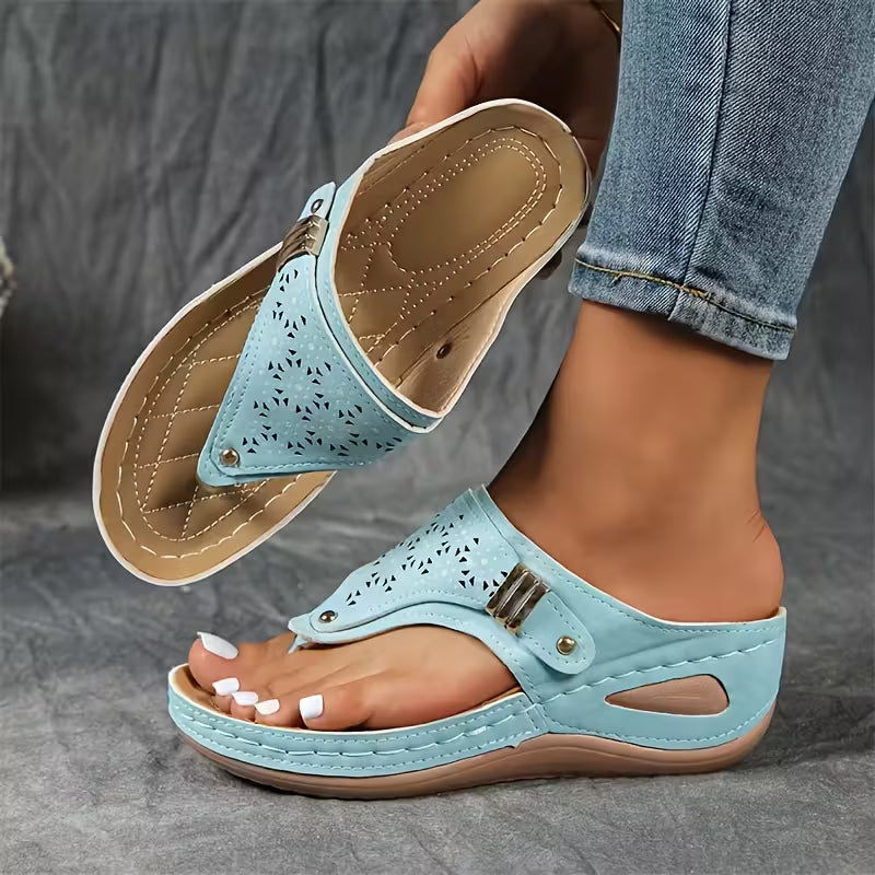 SANDALIAS DE CUÑA COMODAS Y CON BUEN SOPORTE