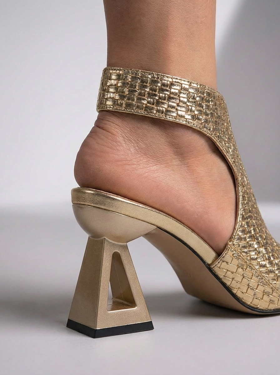 TACONES ELEGANTES TEJIDOS