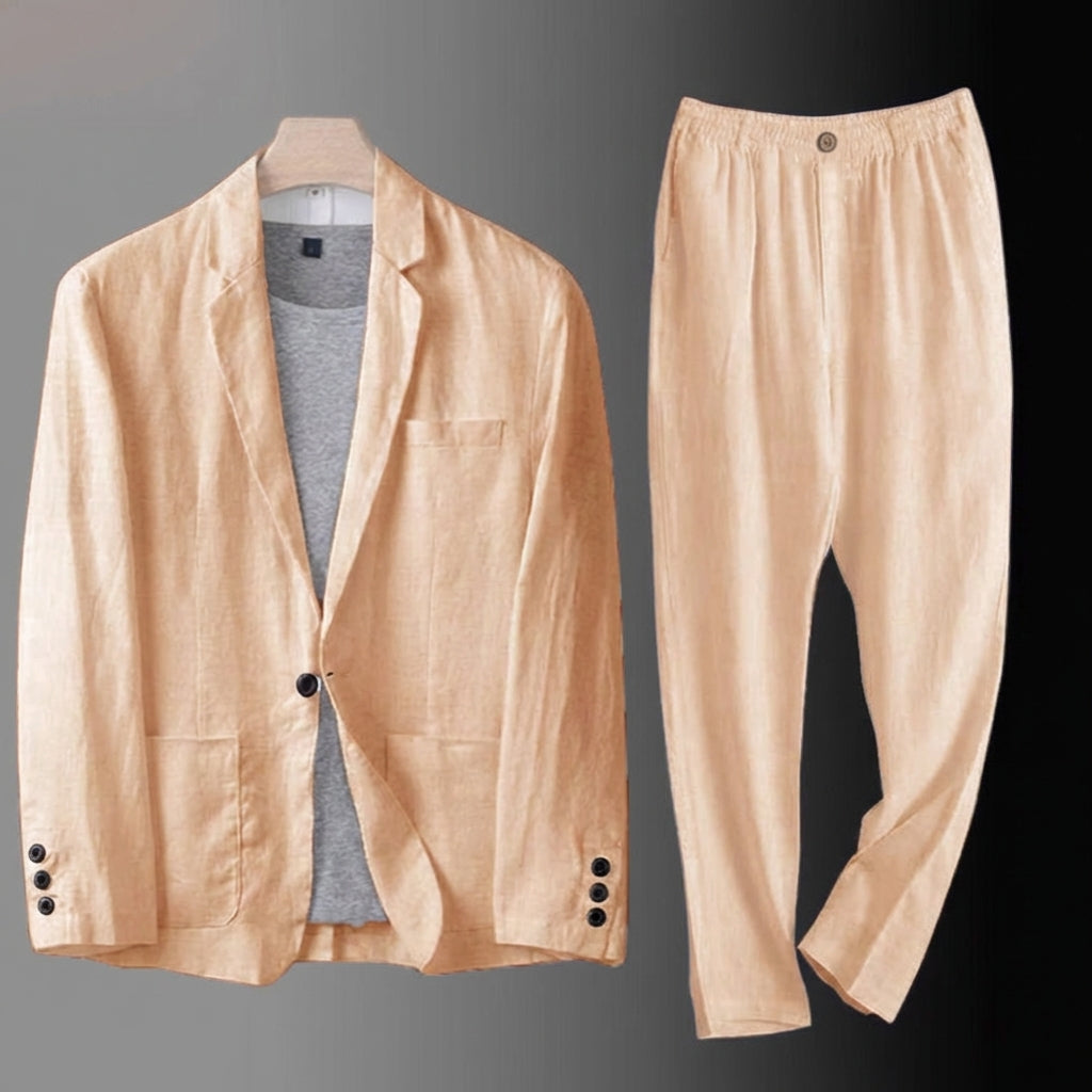 TRAJE DE LINO PREMIUN CORTE CLASICO