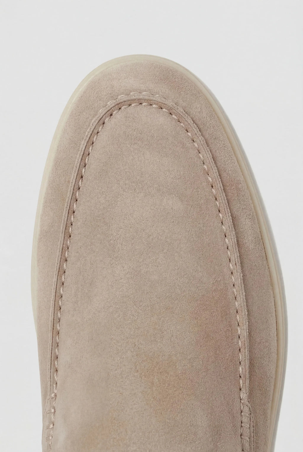 Mule náutico de ante beige
