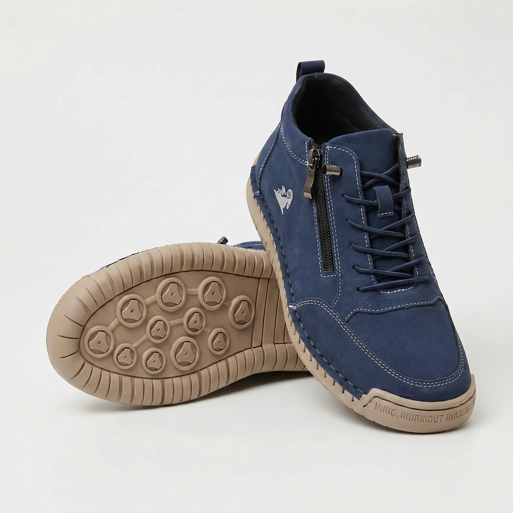 ZAPATOS ORTOPÉDICOS COMODOS CON CREMALLERA