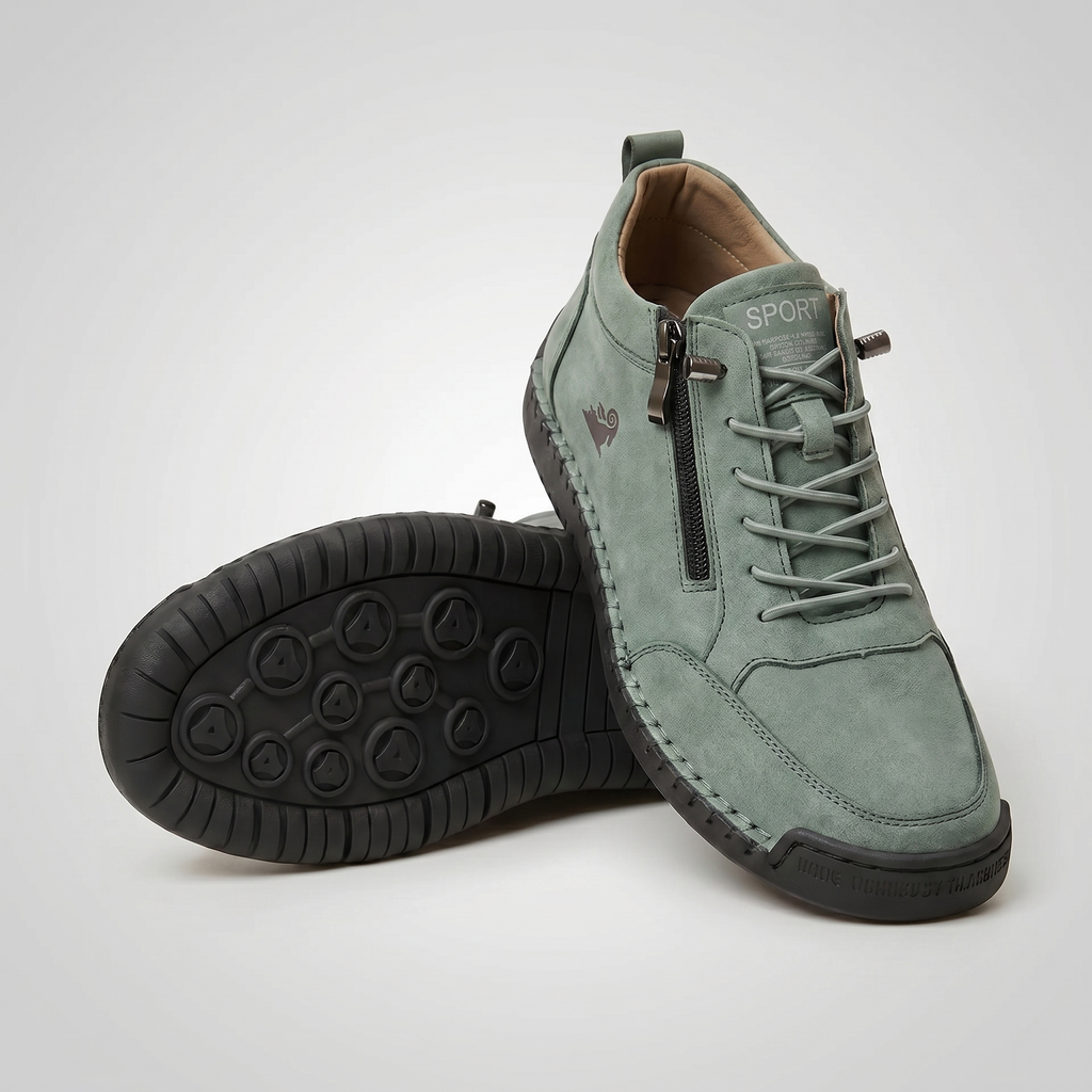ZAPATOS ORTOPÉDICOS COMODOS CON CREMALLERA