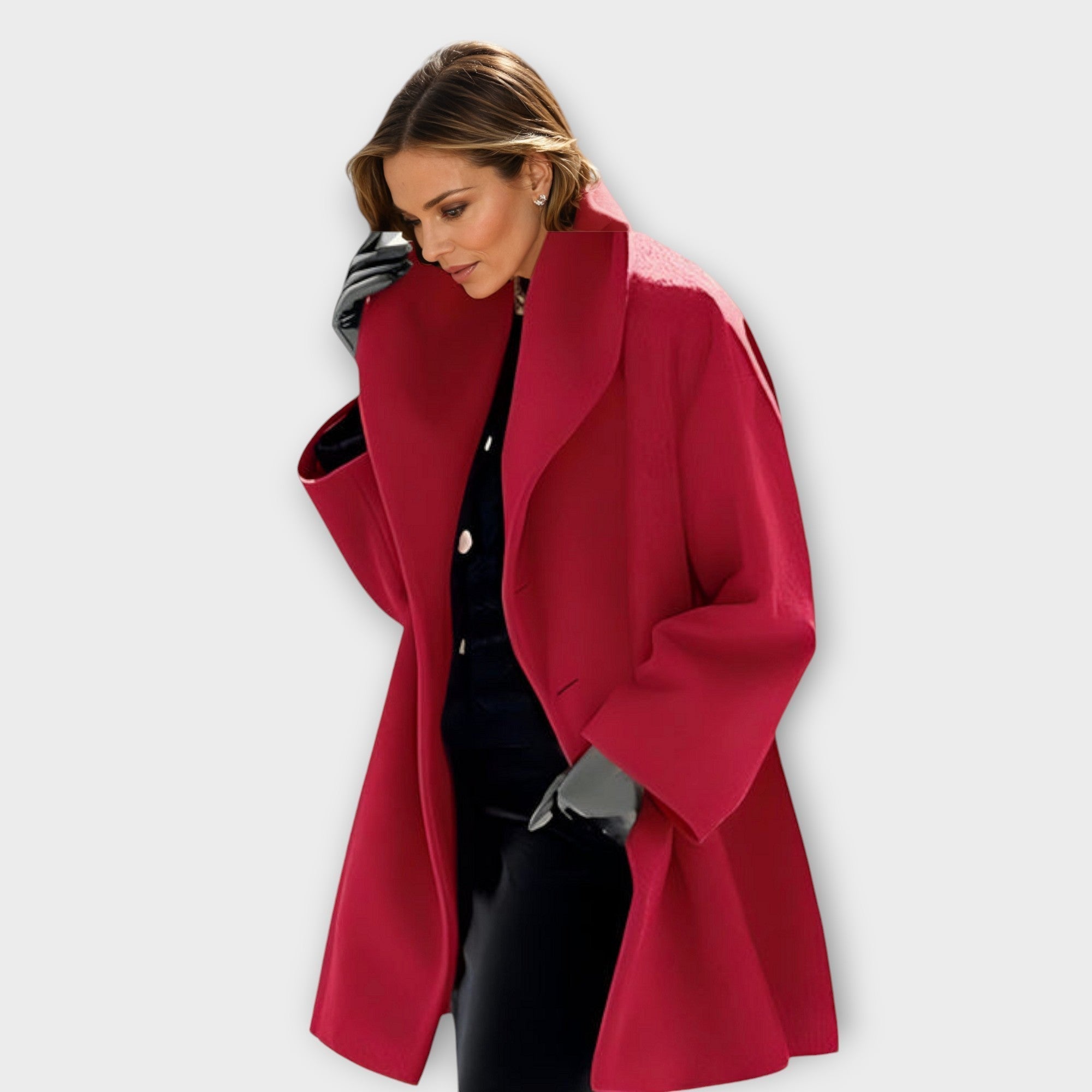 ABRIGO DE LANA ELEGANTE