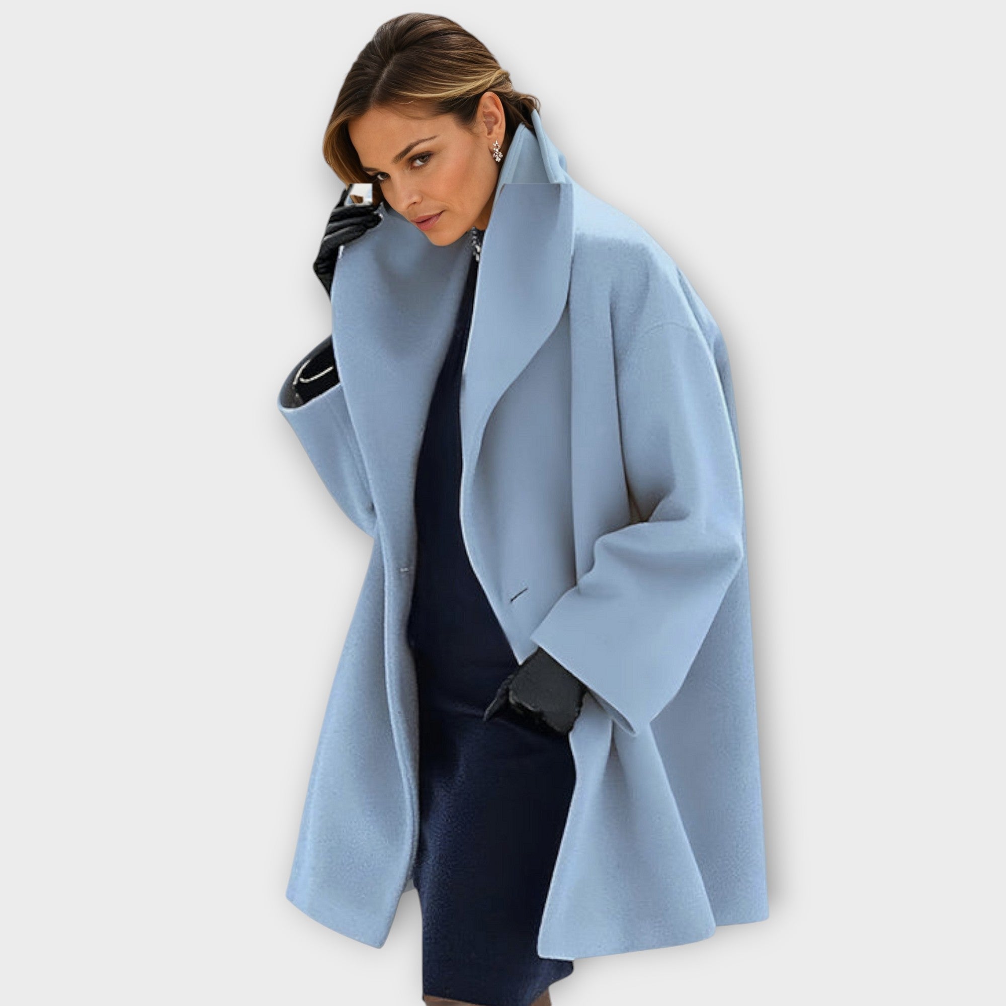 ABRIGO DE LANA ELEGANTE