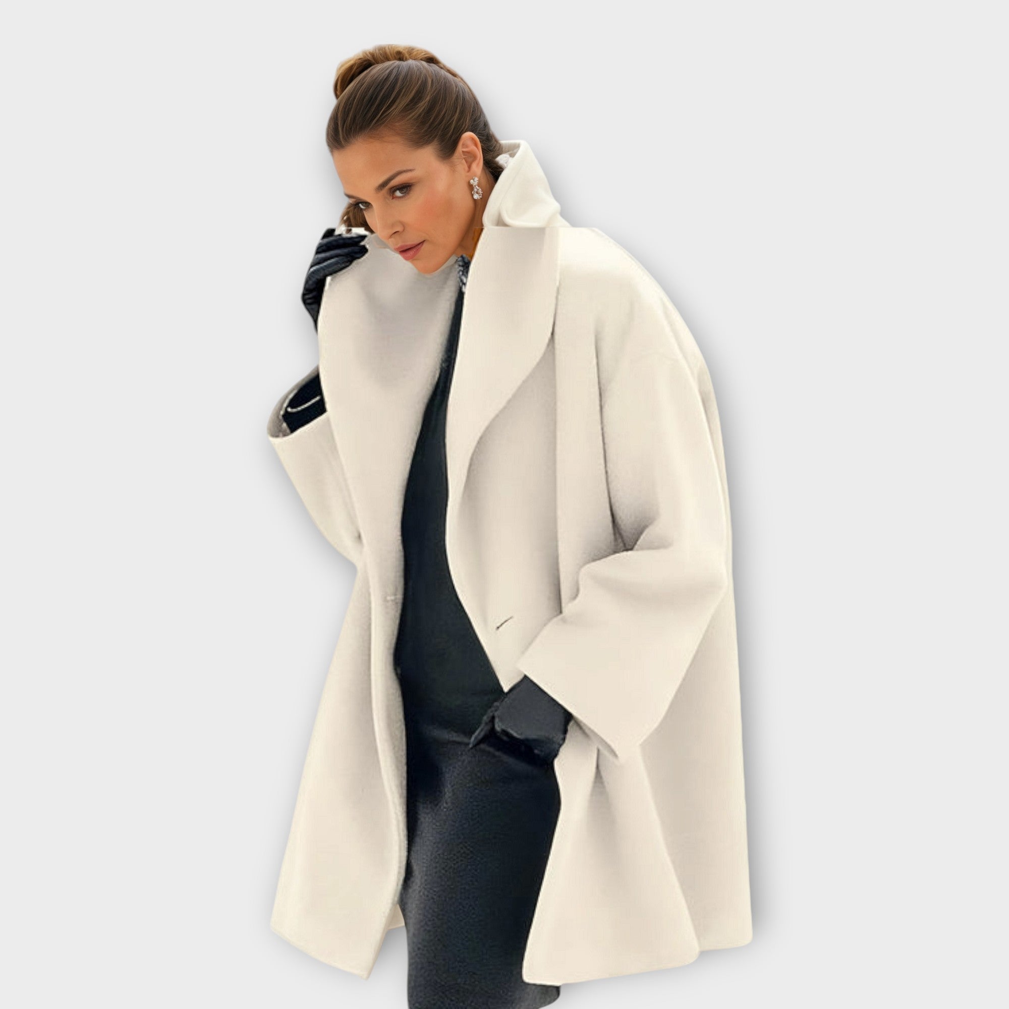 ABRIGO DE LANA ELEGANTE
