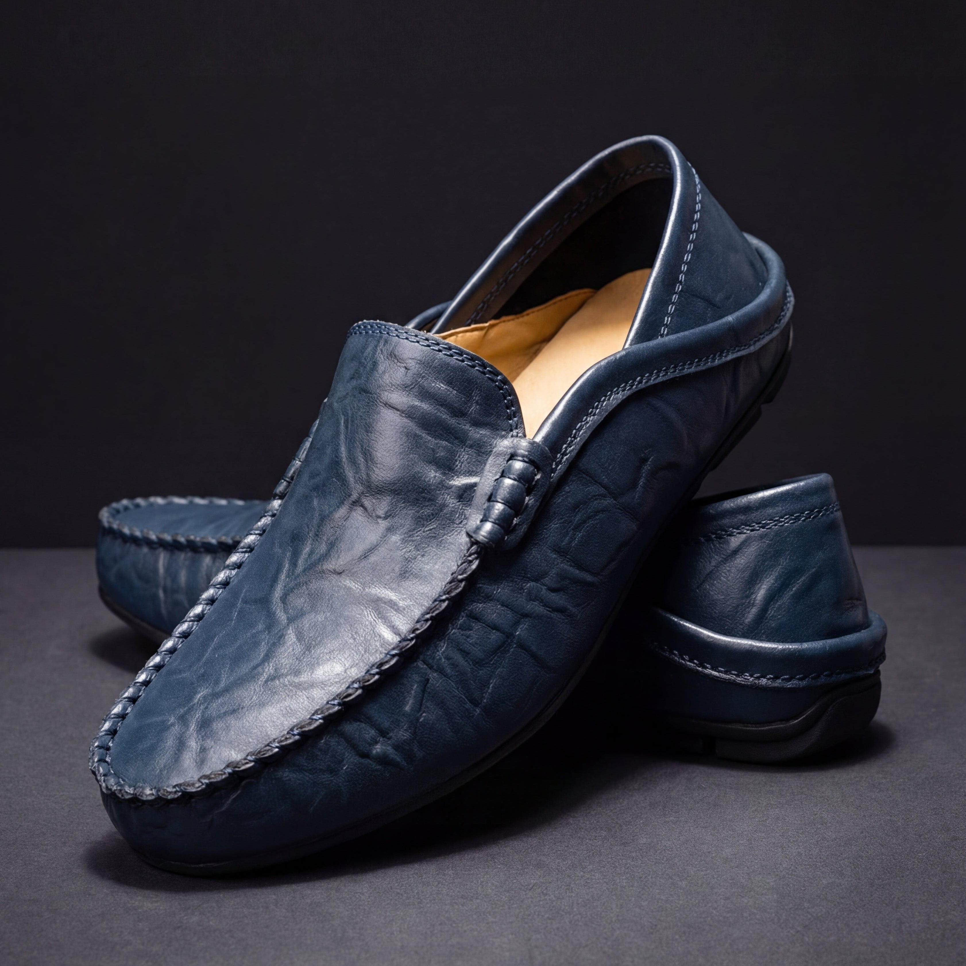 AGUSTIN | MOCASINES DE CUERO PARA HOMBRES