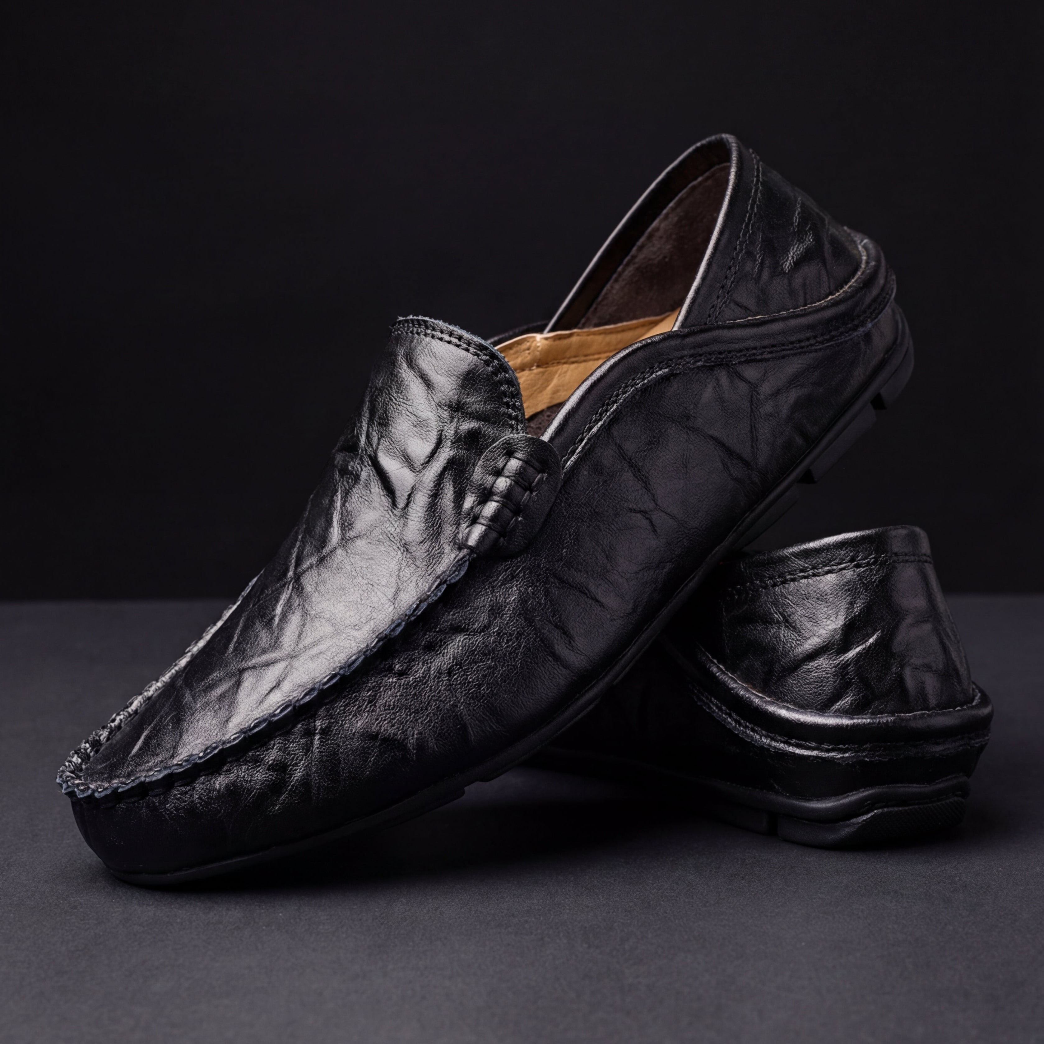 AGUSTIN | MOCASINES DE CUERO PARA HOMBRES